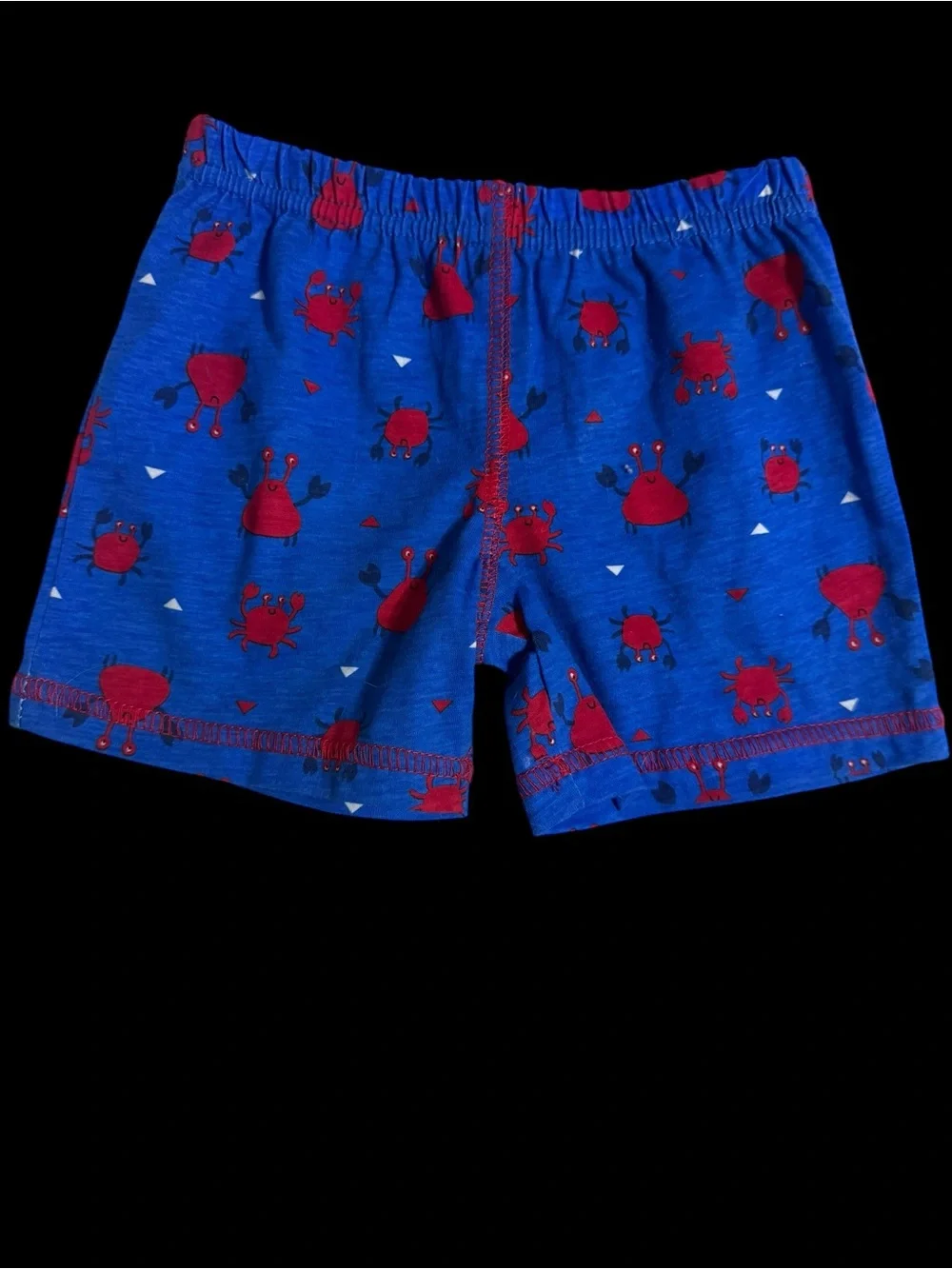 Children's Blue & Red Crab Tank Top and Shorts Set
